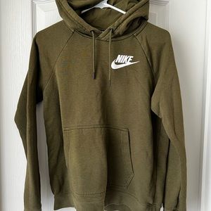 Olive Green Nike Hoodie size Small